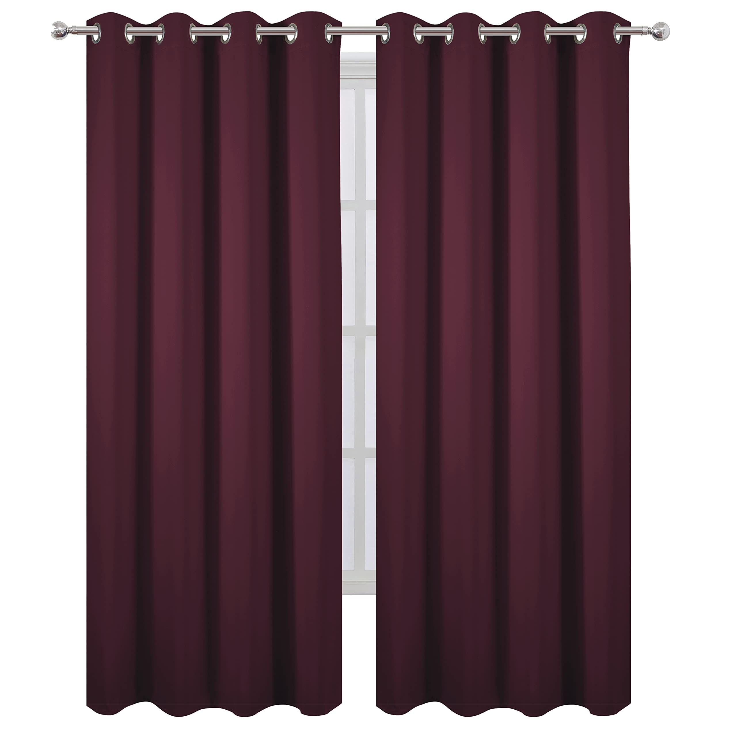 Close-up of LEMOMO burgundy red fabric texture for softness