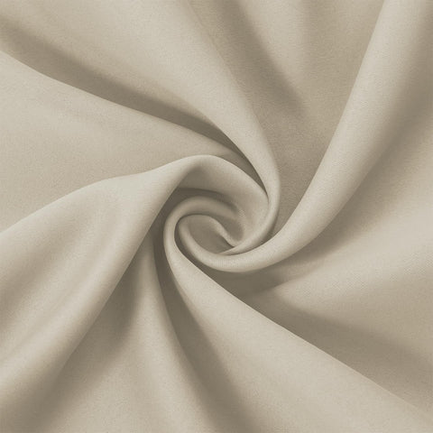 LEMOMO light beige blackout curtains 8 grommets detail.