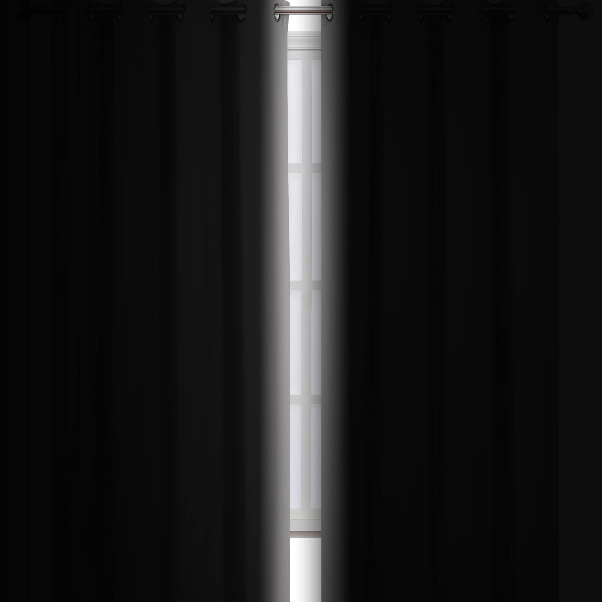 LEMOMO light grey curtains pair for privacy and soft daylight diffusion.