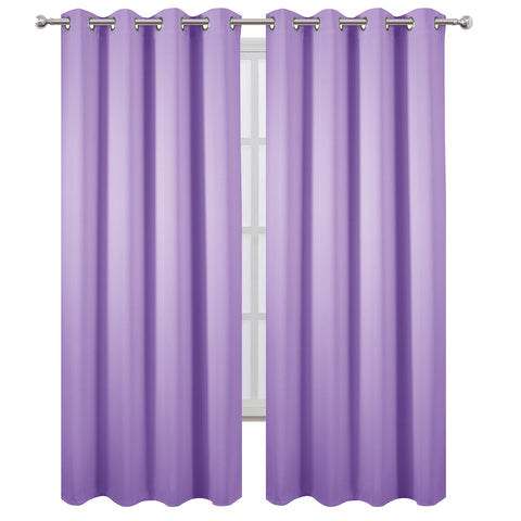LEMOMO Lilac curtain fabric close-up shows soft texture and smooth finish