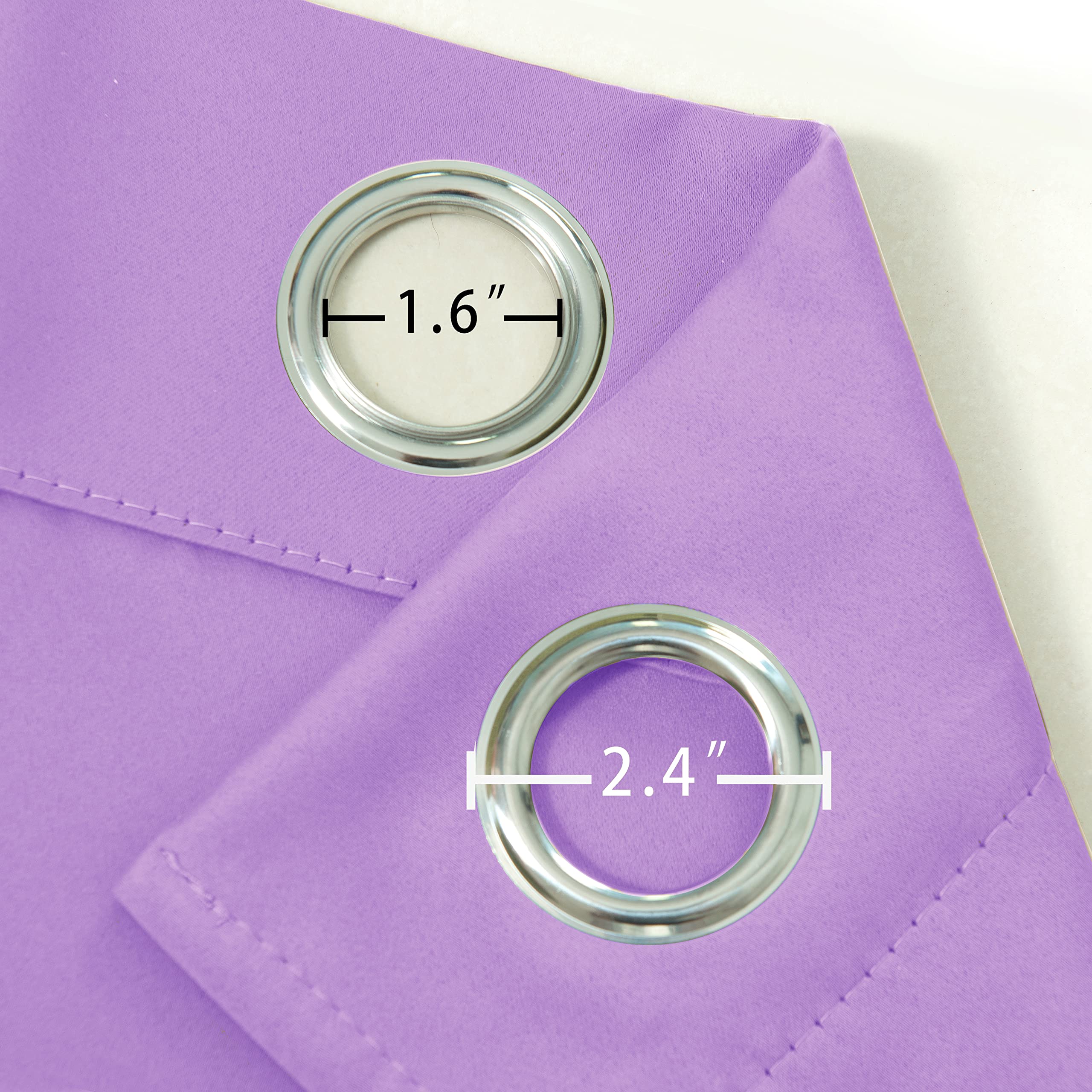 LEMOMO Lilac curtains enhance privacy while diffusing outside views