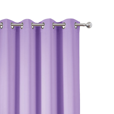 LEMOMO Lilac thermal insulated curtains aid potential energy savings