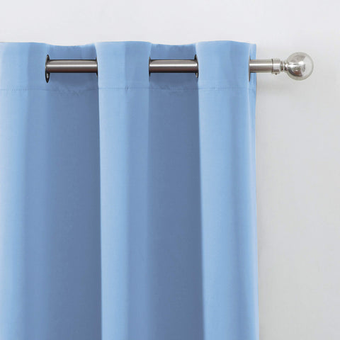 LEMOMO curtains providing partial noise dampening and privacy
