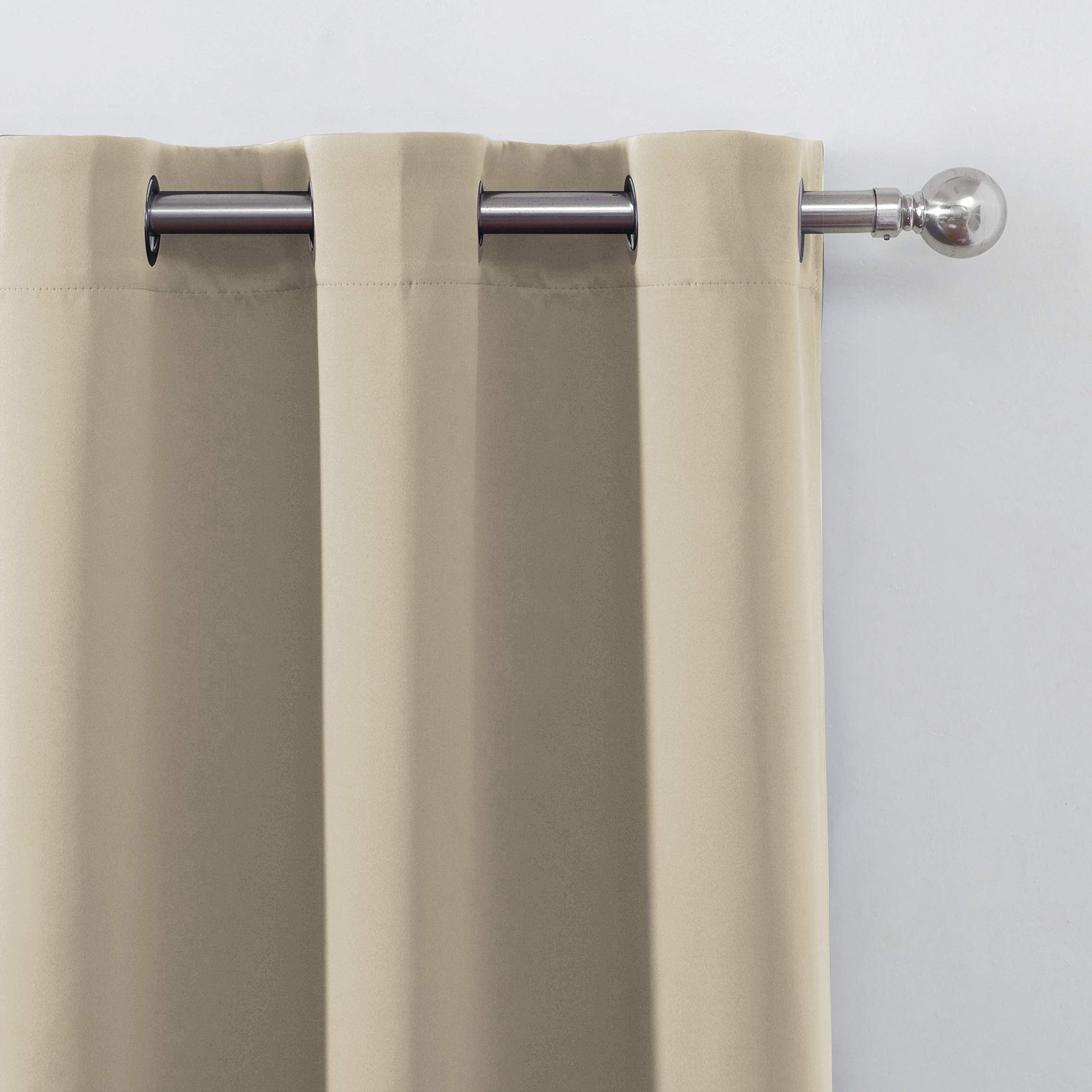 LEMOMO polyester curtains offer a silky touch with low-maintenance care
