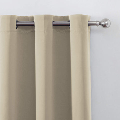 LEMOMO polyester curtains offer a silky touch with low-maintenance care