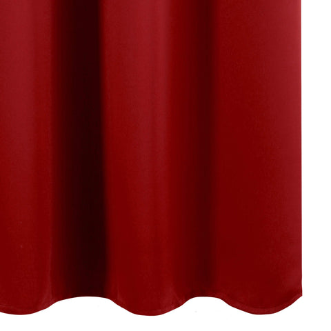 LEMOMO red curtains bedroom drape set enhances cosy ambience