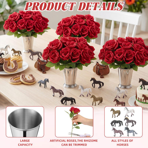LemonRoad mini horses add authentic Derby charm to photos and tables