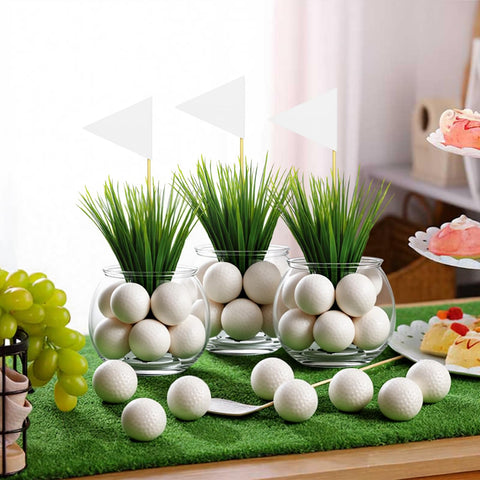 LemonRoad flower mud decor provides stable base for vibrant centerpieces.