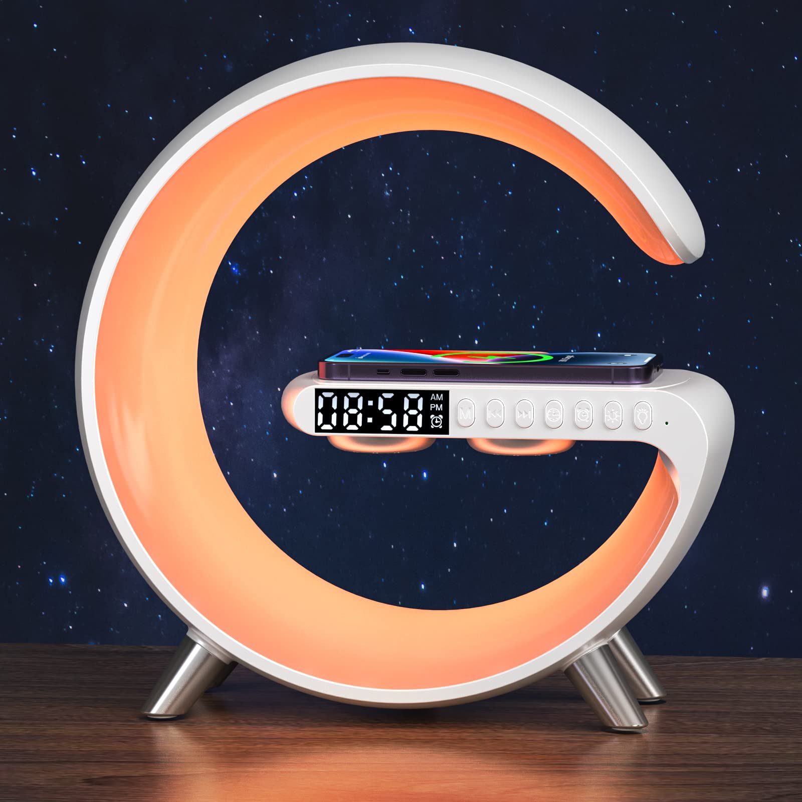 LENGLASS bedroom decor gift idea shows a versatile multi-function bedside device.