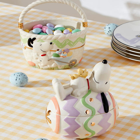 Lenox Peanuts Easter basket as a charming seasonal gift