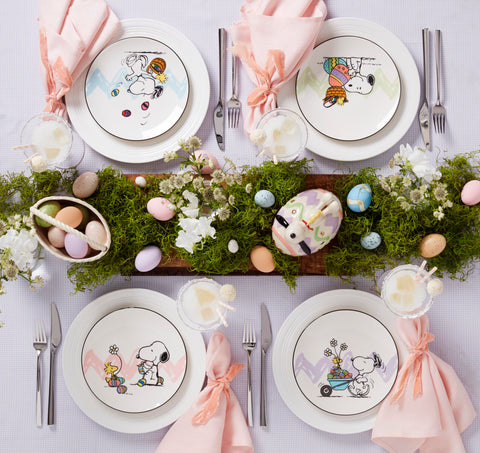 Lenox Peanuts Easter collection on display for seasonal decor