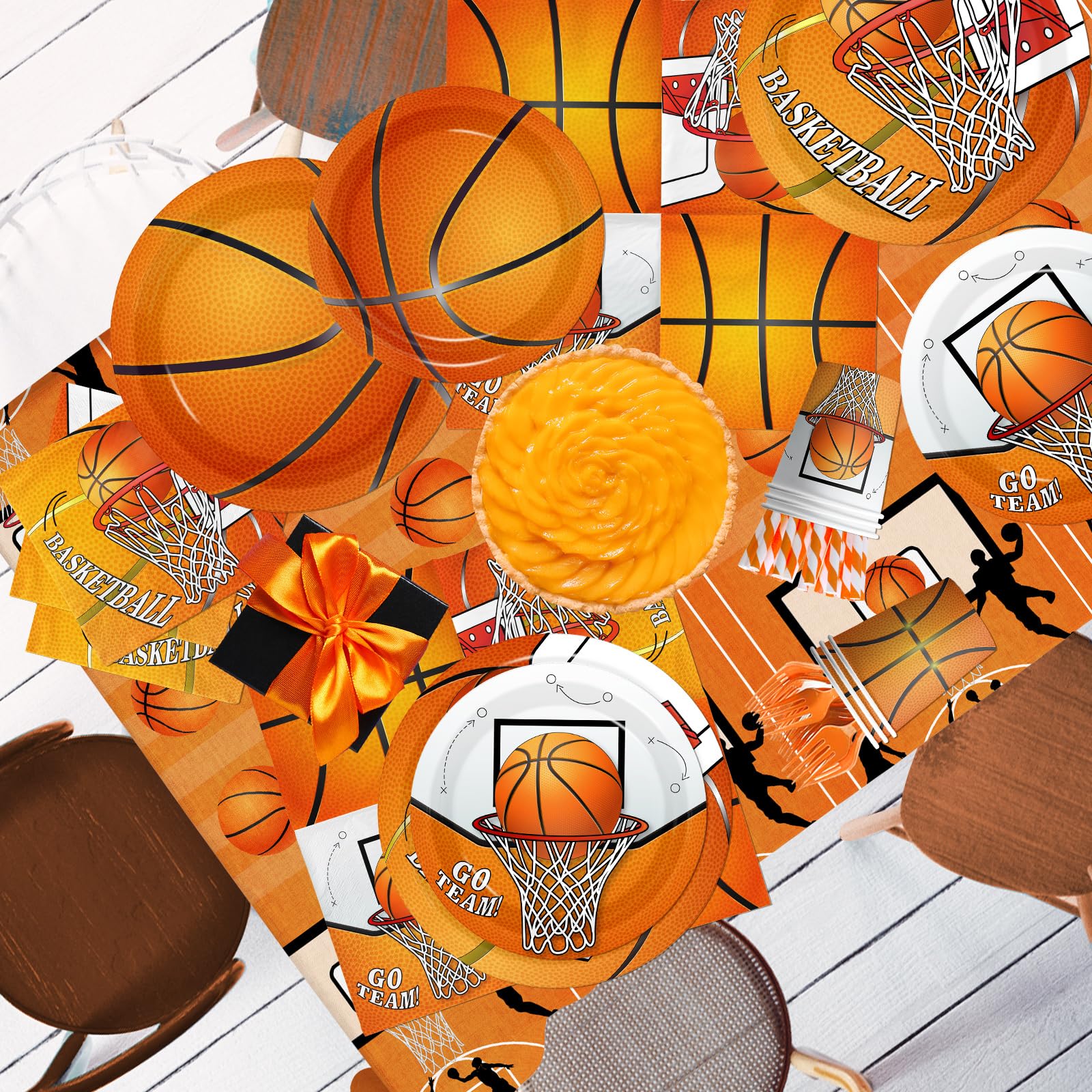 Lenyunge basketball hanging swirls decorate ceilings with playful movement
