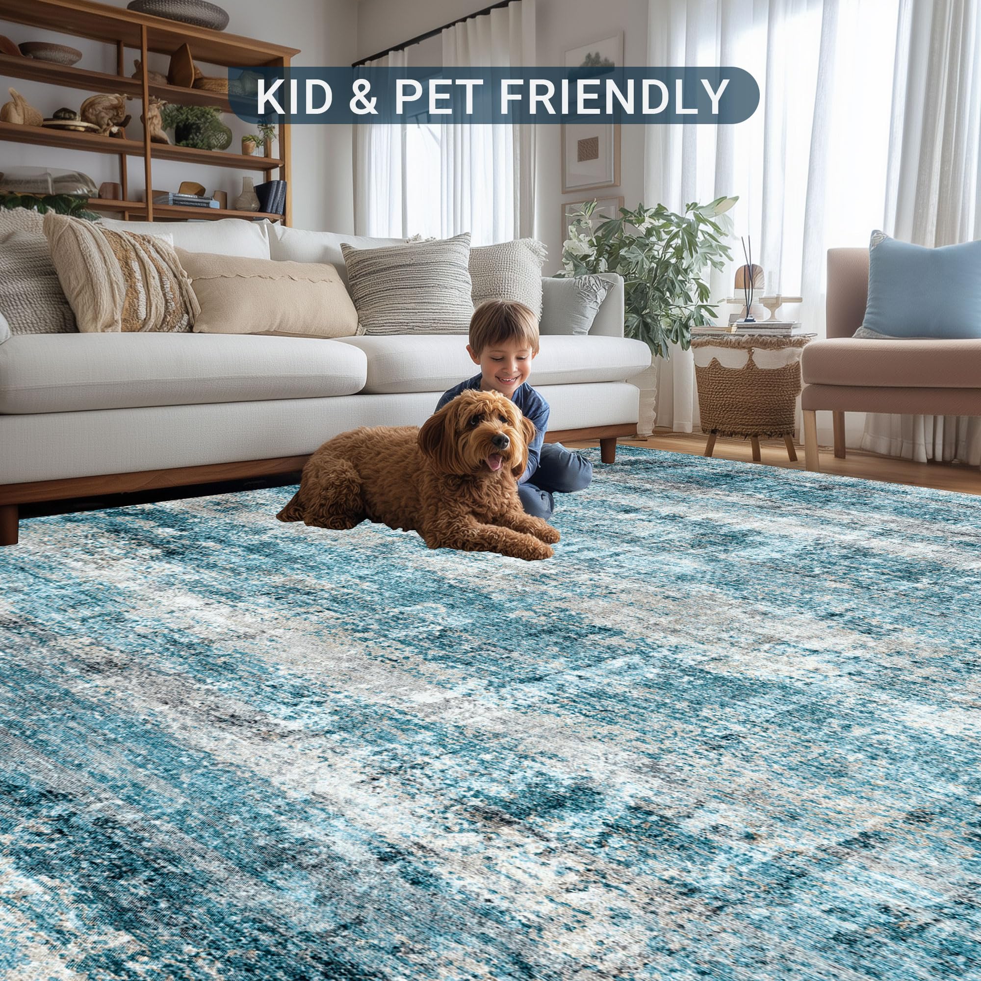 LEPEII rug wrinkles relax after shipping when laid flat for a smooth finish.