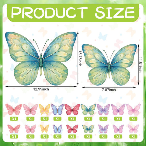 Lerheedi 30 cm small butterflies provide flexible layouts for intimate setups.
