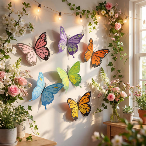 Lerheedi large butterfly wall decor 40 cm for bold backdrops.