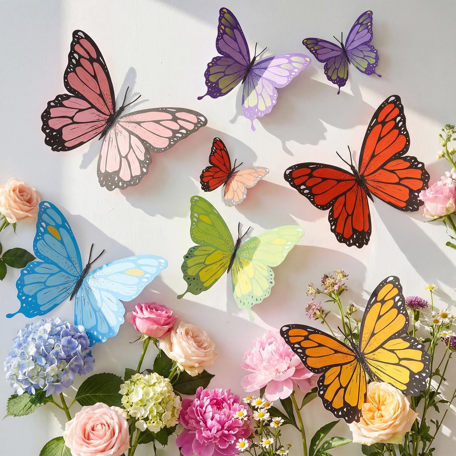 Lerheedi small butterfly wall decor 25 cm adds delicate accents.