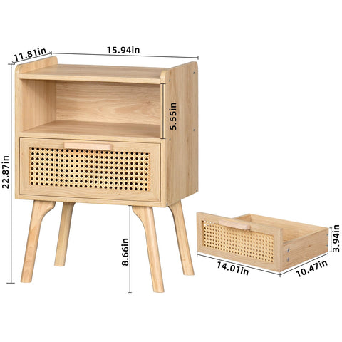 Lerliuo woven mesh drawer promotes airflow and organized small items.