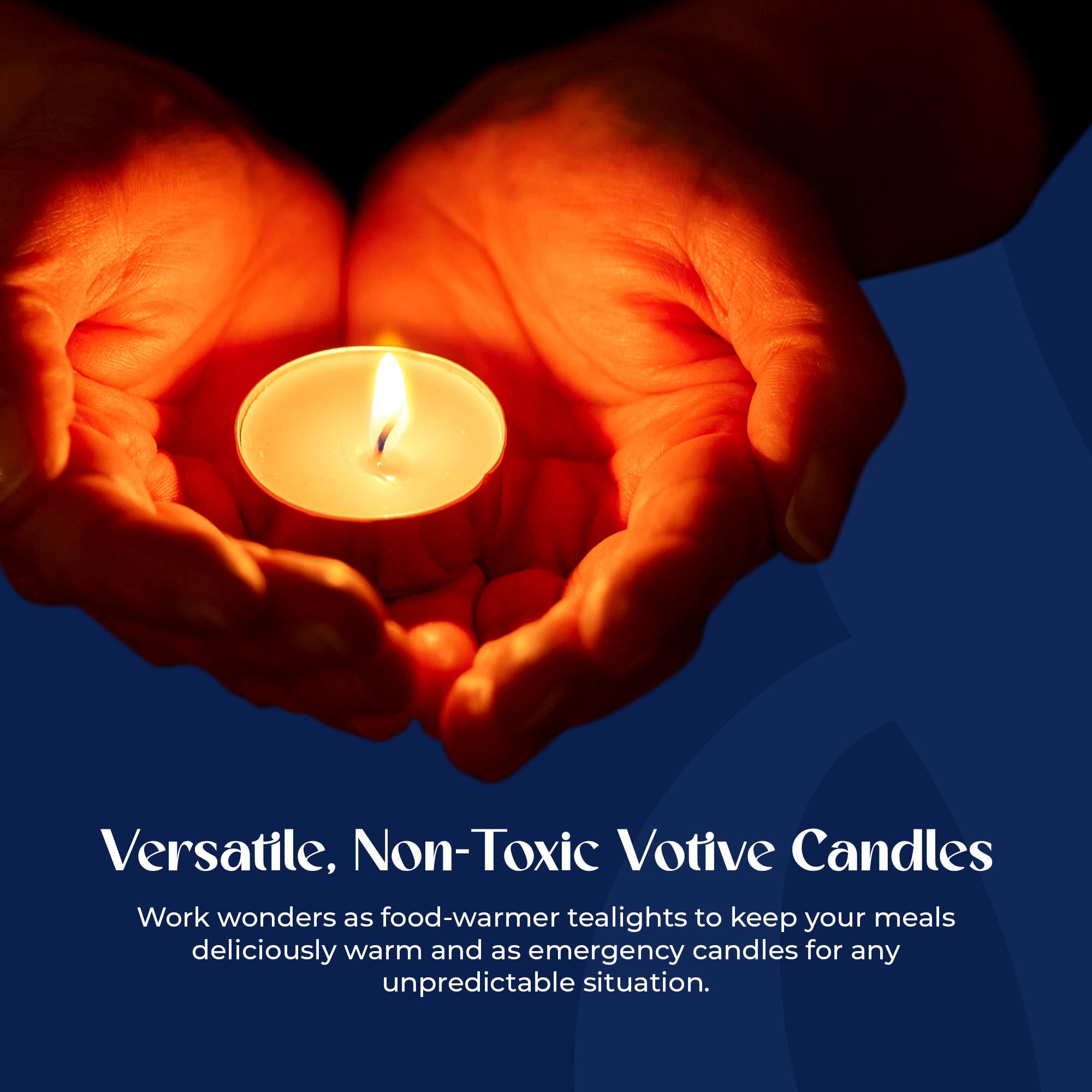 Lerner tea lights for weddings, Christmas, and Shabbat celebrations.
