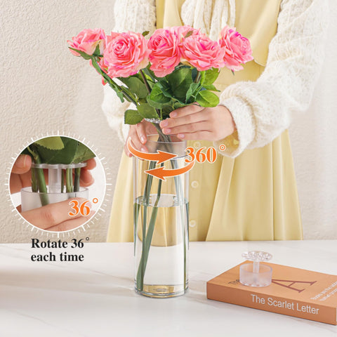 Lesediy large clear vase provides a tall, durable centerpiece for dramatic displays.