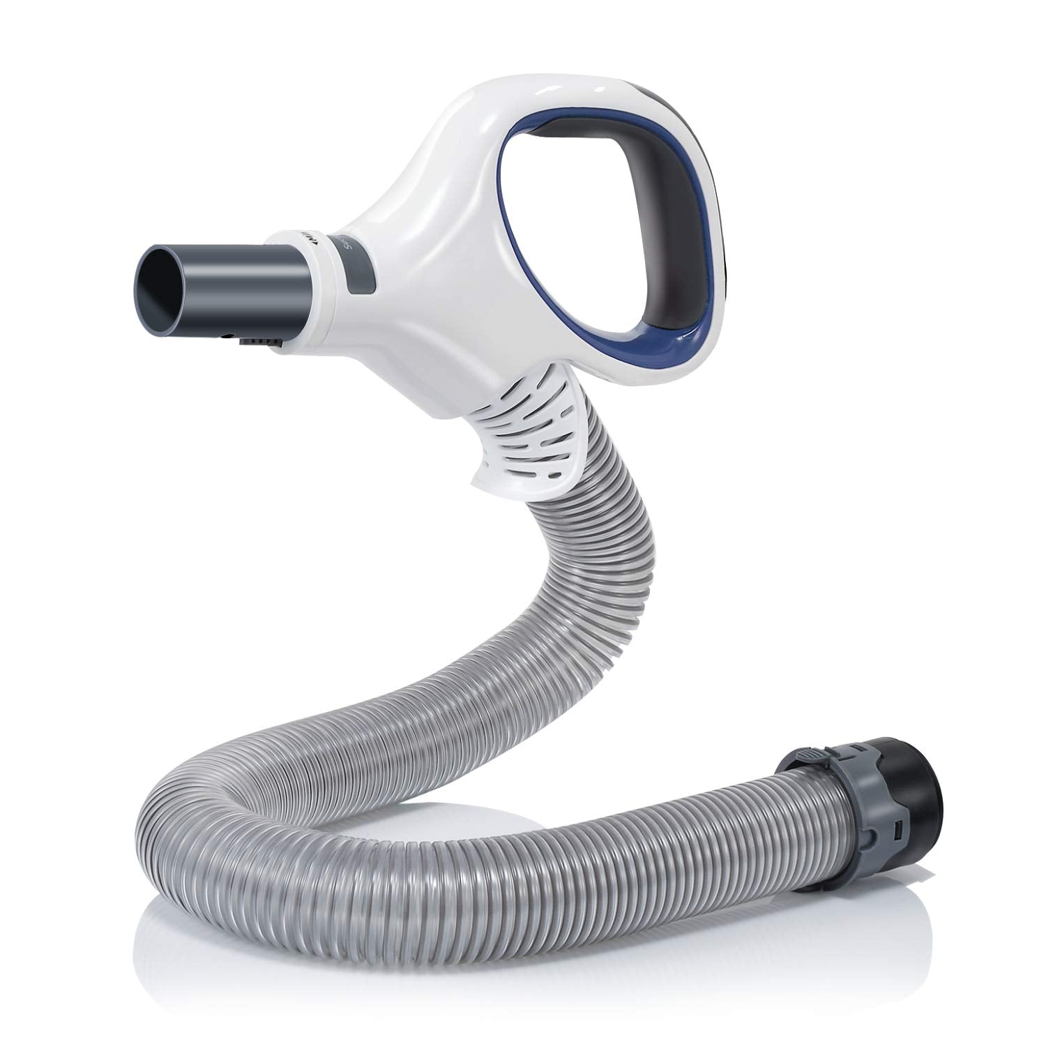 LesinaVac blue hose-handle front view compatible with Shark NV500 series