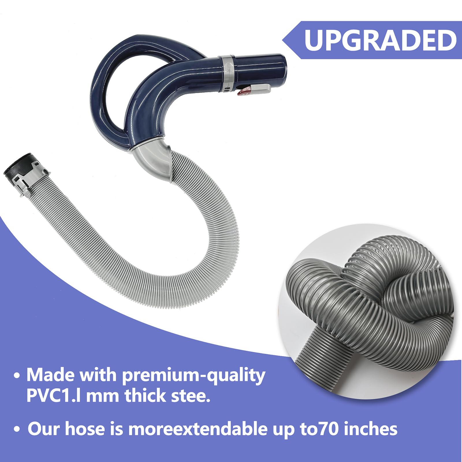 LesinaVac ergonomic handle ensures comfortable use during cleaning