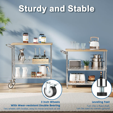 Leteuke included hooks for hanging kitchen tools and accessories.