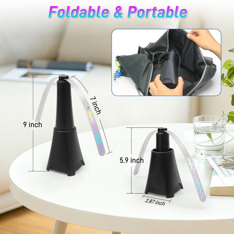 LETKEYS table fans create fly-free airflow for outdoor meals