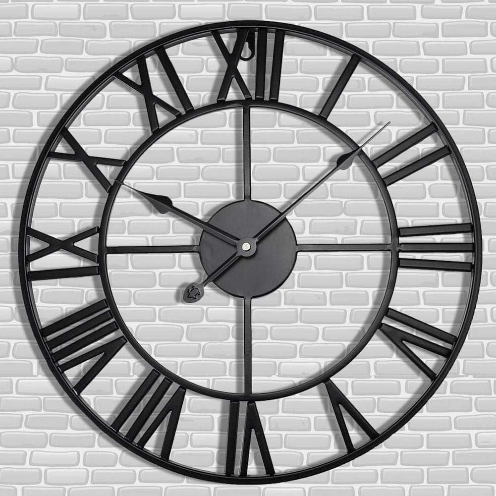 Letmaliy Antique Tower 24in clock with open-face Roman numerals for vintage decor