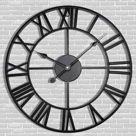 Letmaliy Antique Tower 24in clock with open-face Roman numerals for vintage decor