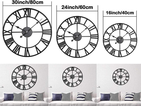 Letmaliy Antique Tower clock highlighting silent quartz movement for quiet rooms