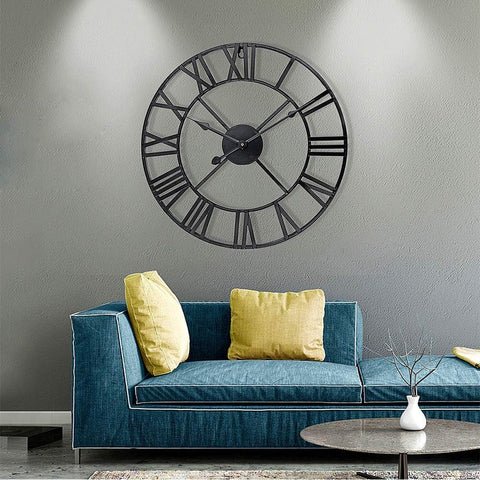 Letmaliy Antique Tower wall-mounted clock with centered hanging slot
