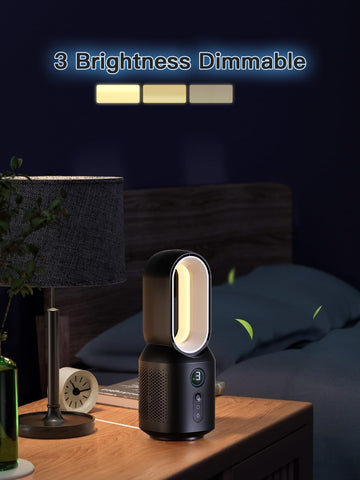 let'me 106° oscillation bladeless desk fan covers your area