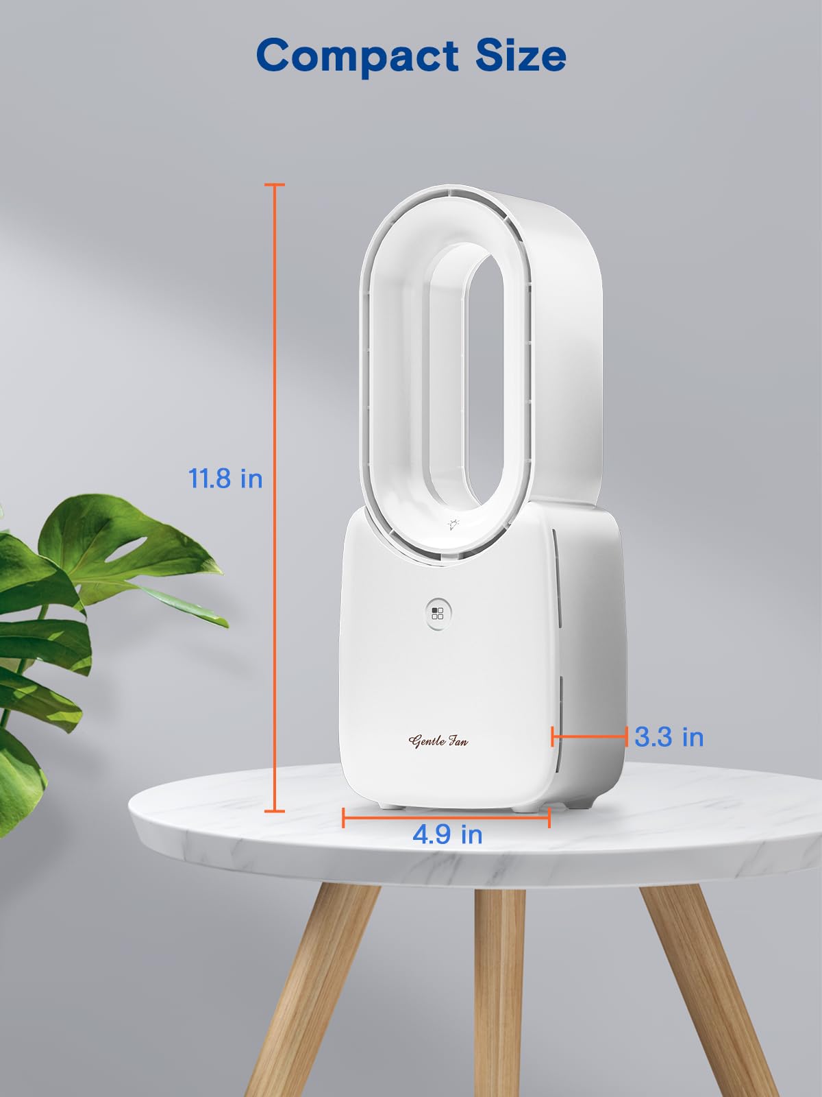 Let'me desk fan touch control for quick adjustments