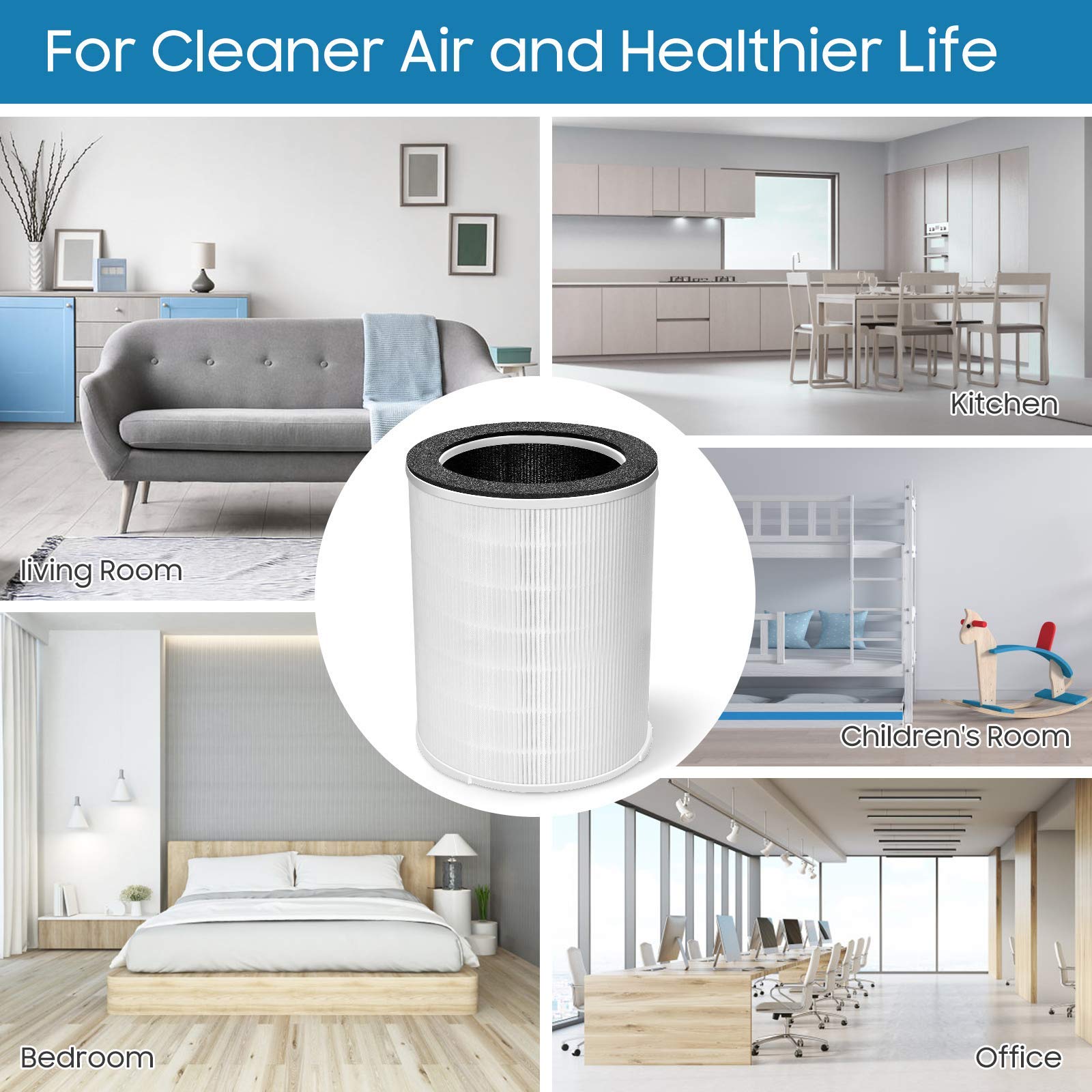 Letsport 3-stage filtration system captures particles, odors, and gases.