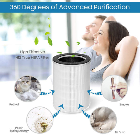 Letsport activated carbon filter helps reduce odors and smoke in your space.