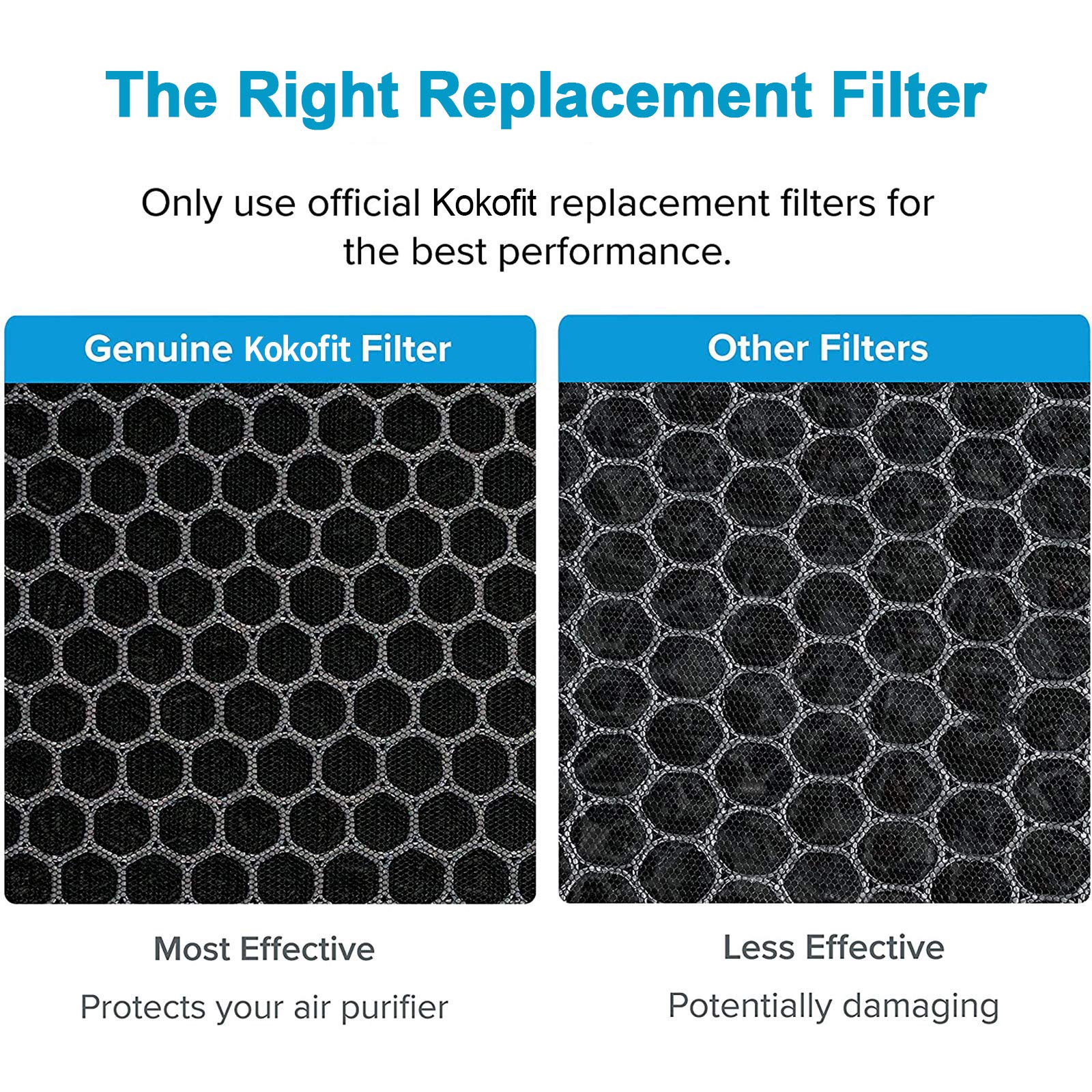 Letsport white air purifier filter blends with home decor.