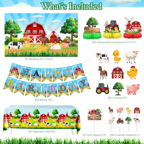 Letsroar backdrop sets a festive farm scene for photos