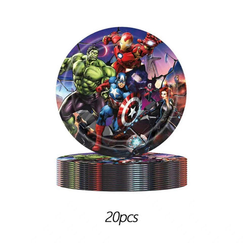 Leuaxmy Avengers print detail highlights bold character designs