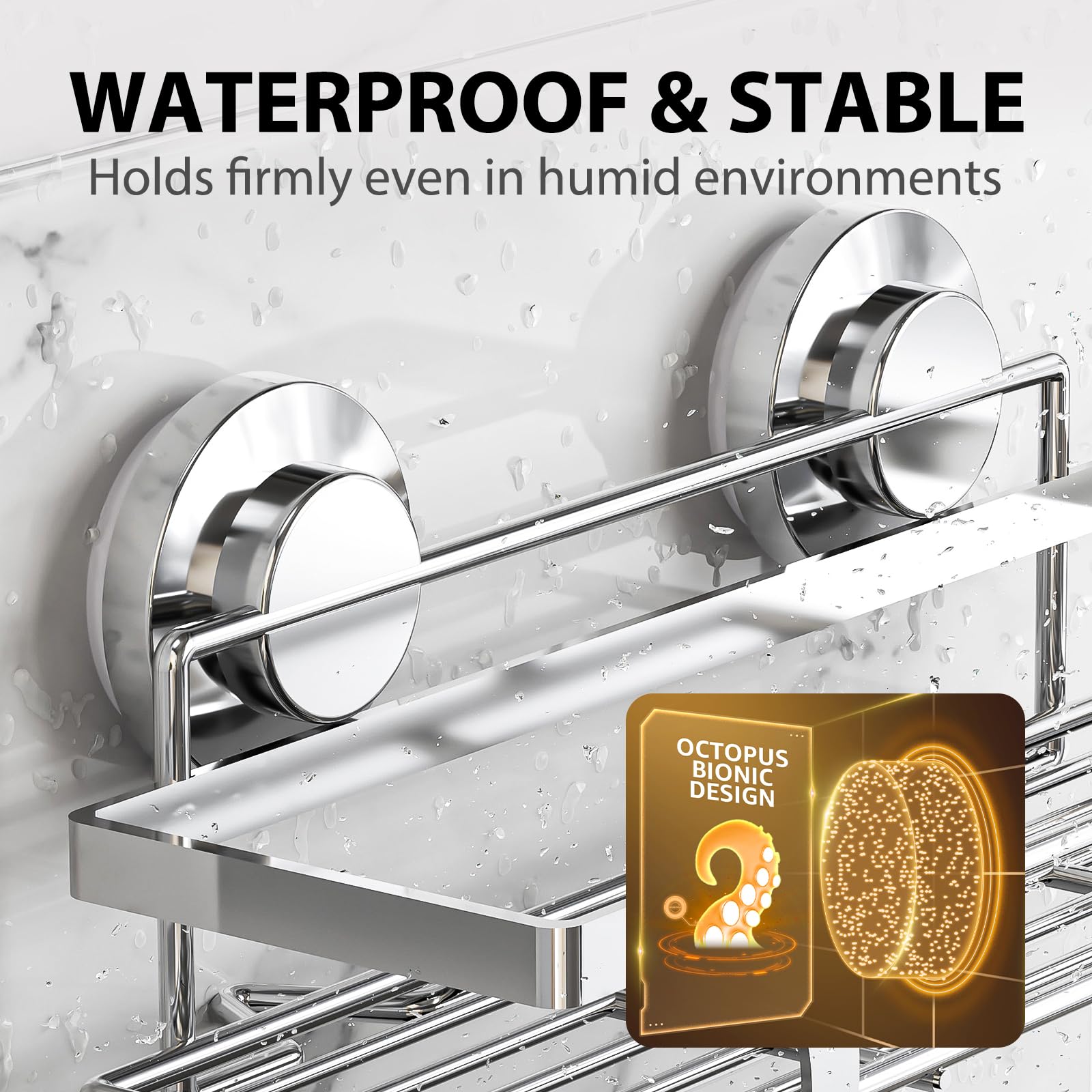 Efficient drainage helps keep the bathroom dry after use.
