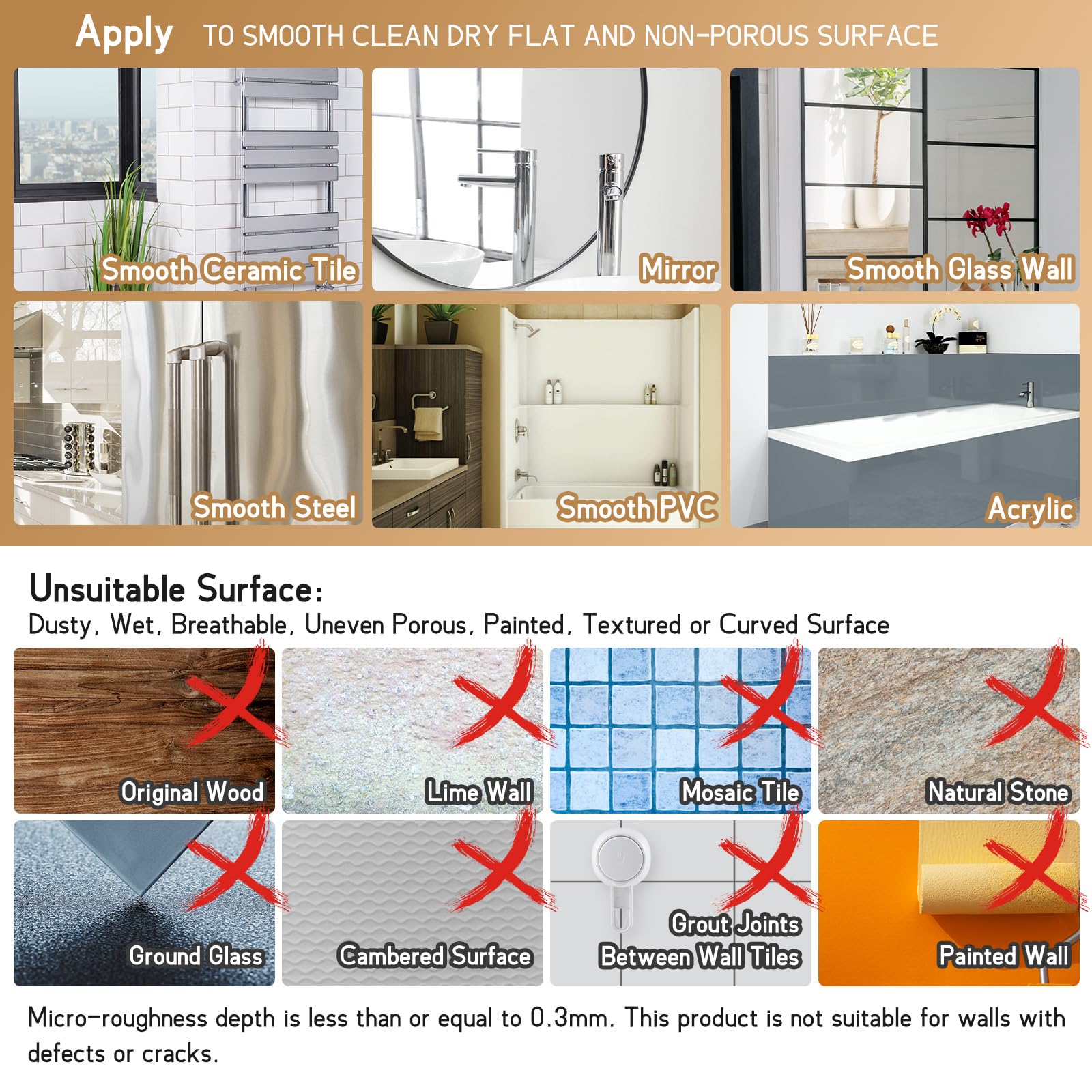 LEVERLOC rustproof bathroom storage withstands humidity without corrosion.