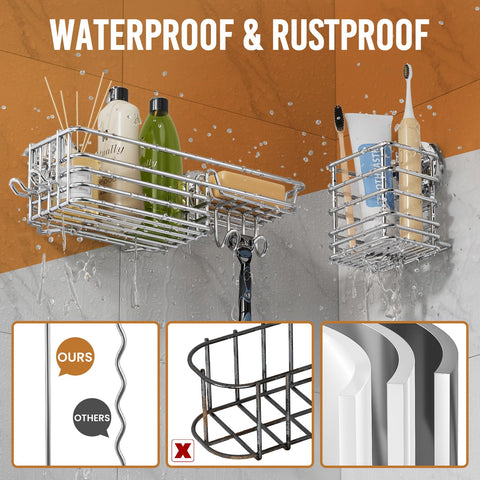 LEVERLOC rustproof stainless steel shelves resist corrosion