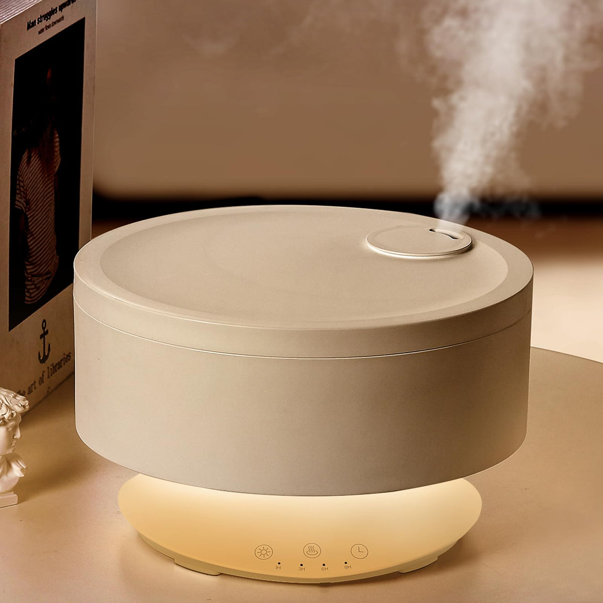 Levoair 1.6L top-fill humidifier for easy cleaning and quiet operation.