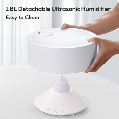 Levoair ultrasonic diffuser mist mode for calm, cozy spaces.