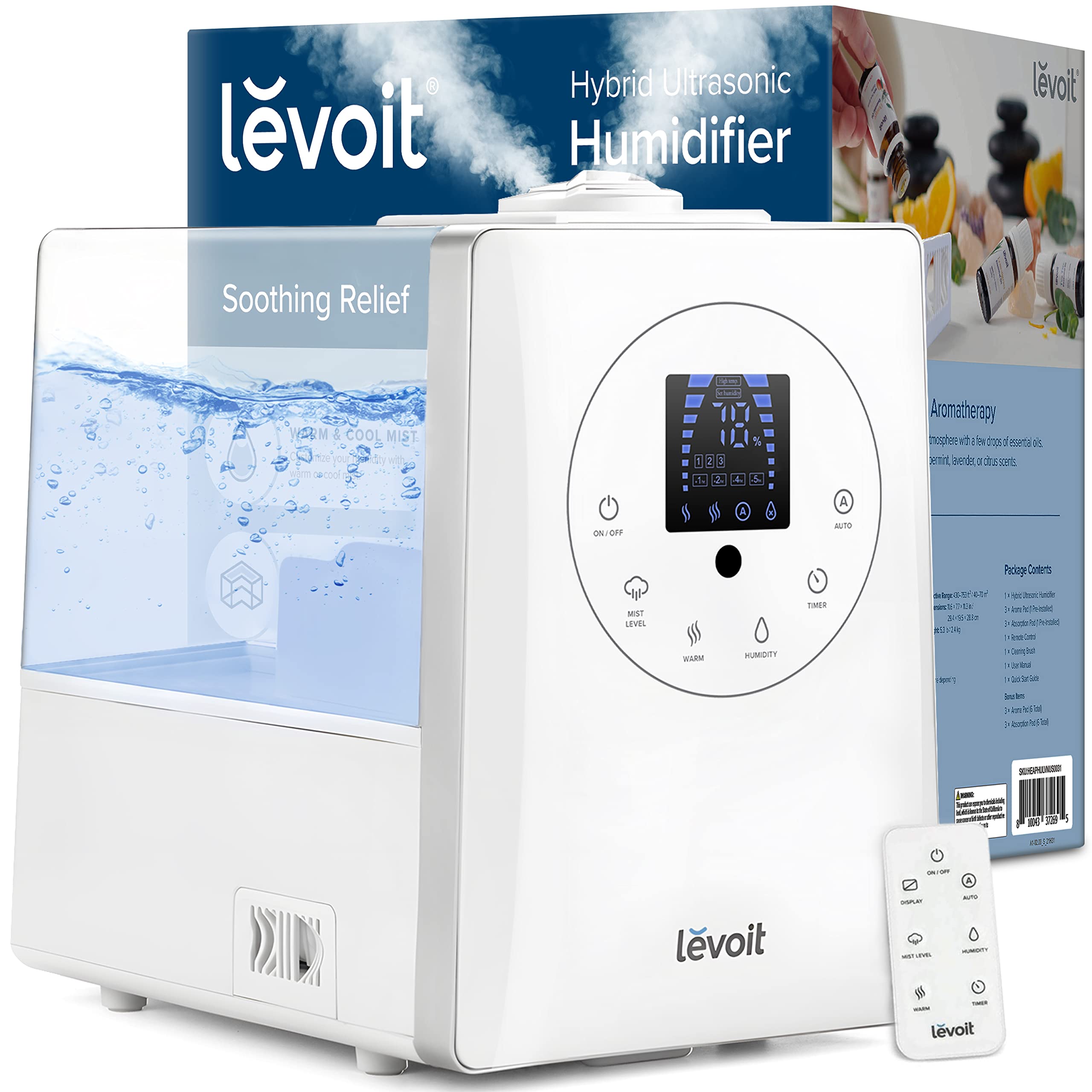 LEVOIT included accessories simplify setup, cleaning, and maintenance.