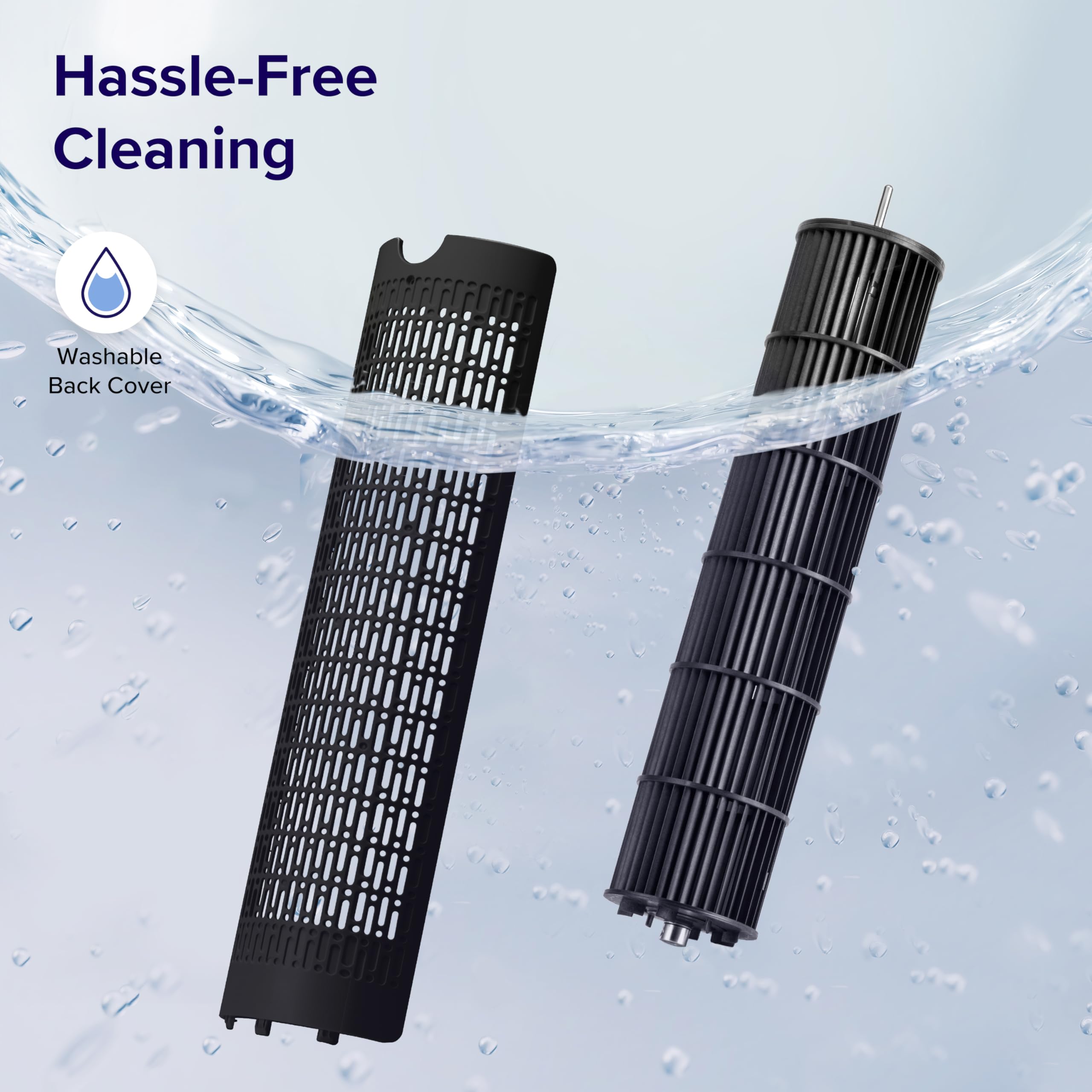 LEVOIT Classic 36-inch tower fan operates quietly for focused work or sleep.