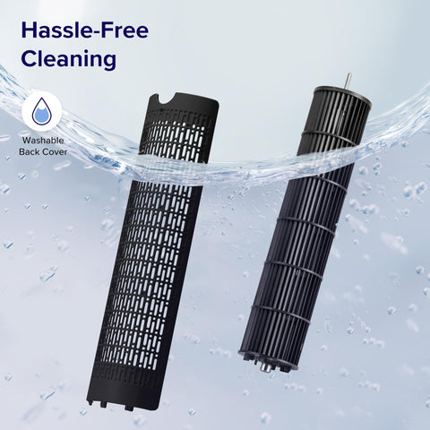 LEVOIT Classic 36-inch tower fan operates quietly for focused work or sleep.