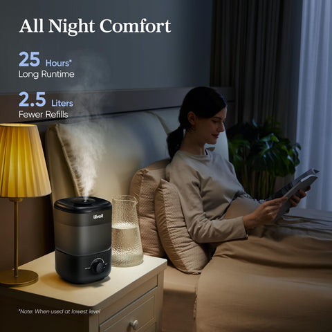LEVOIT Classic 160 operates ultra-quietly for undisturbed sleep.