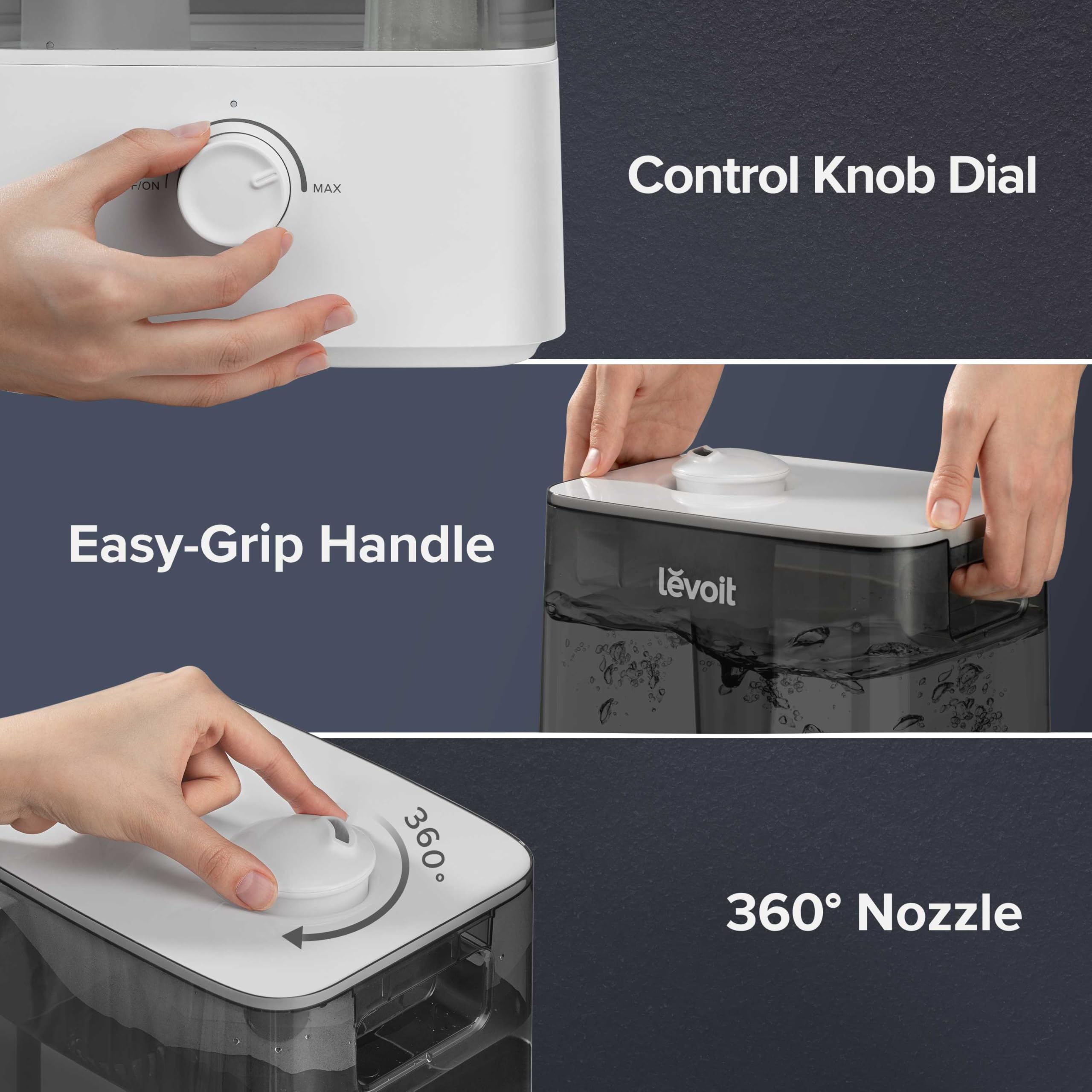 LEVOIT Classic300 top-fill design supports thorough cleaning
