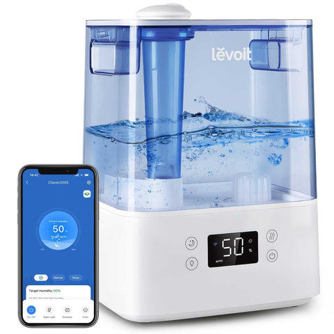 LEVOIT Classic300S front view with a 6L tank for family humidification.