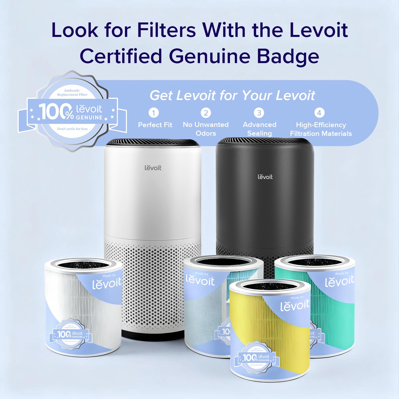 LEVOIT Core 400S-P sleep mode operates quietly for restful nights.